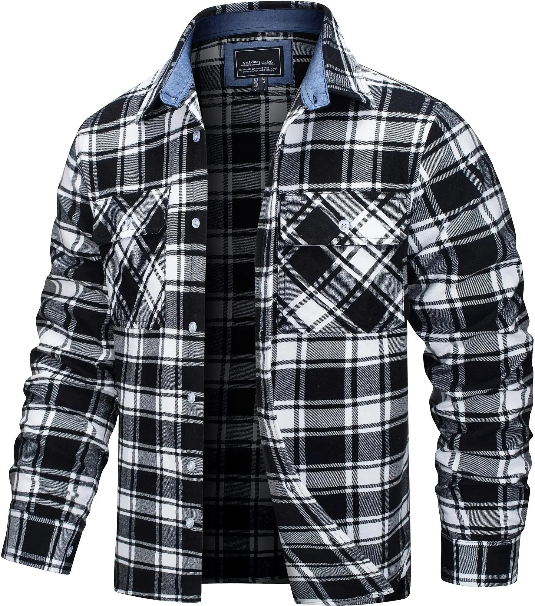 Plaid Flannel Overshirt