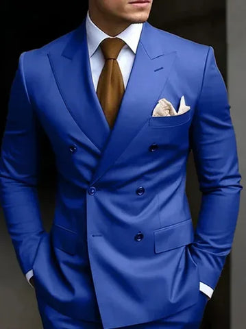 High Quality Double Breasted  Men's Suits