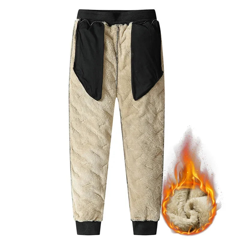 Sherpa-Lined Sweatpants