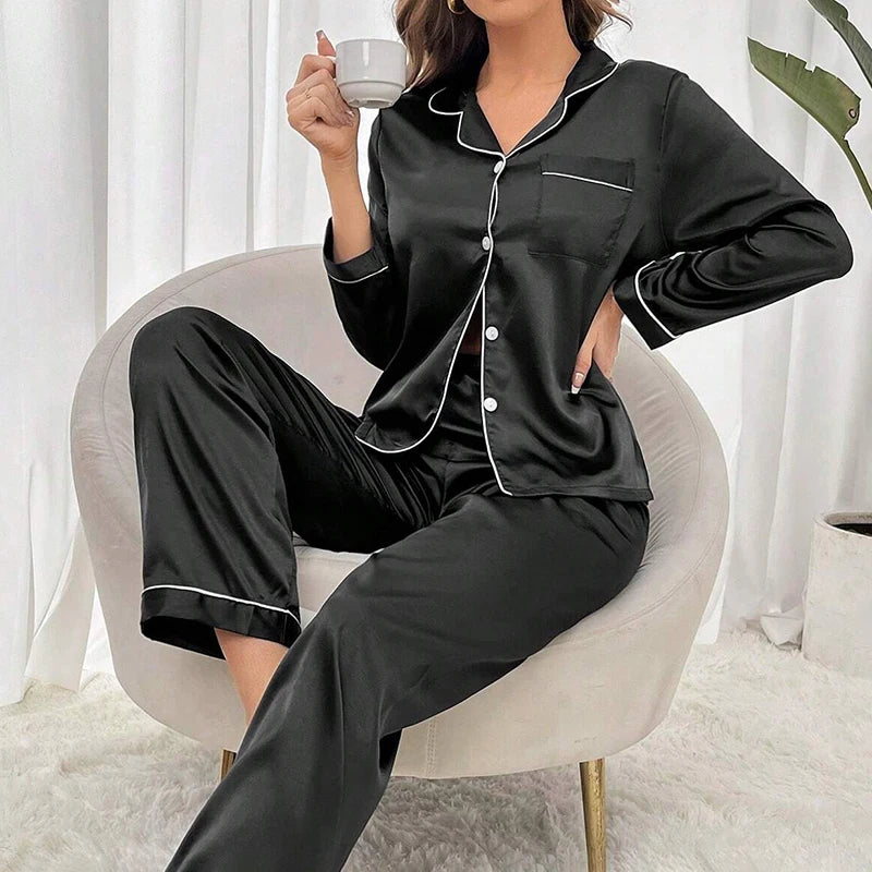Satin Pajama Set