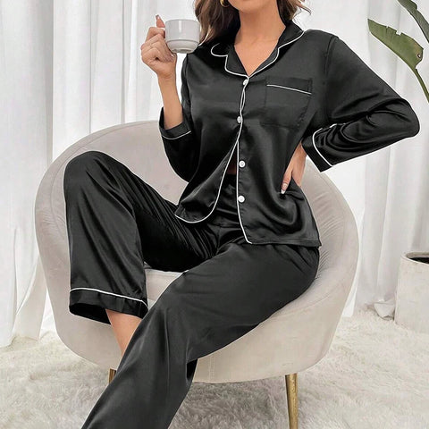Satin Pajama Set