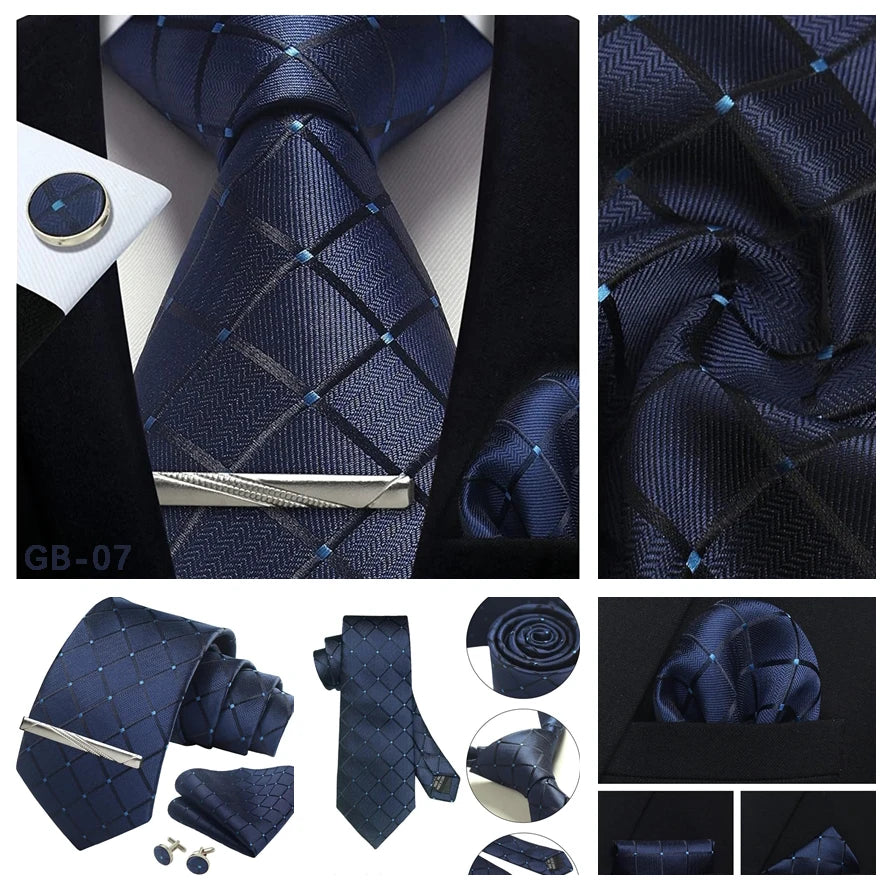 Tie, Clip & Pocket Square Set
