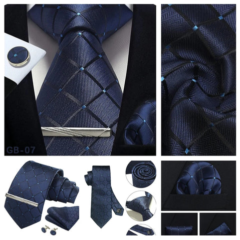 Tie, Clip & Pocket Square Set