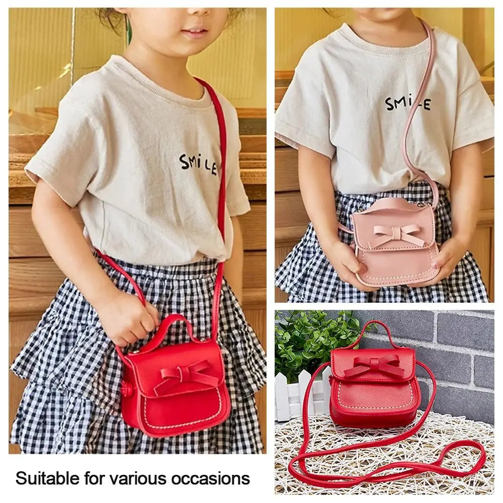 Girls' Bow Mini Crossbody Bag