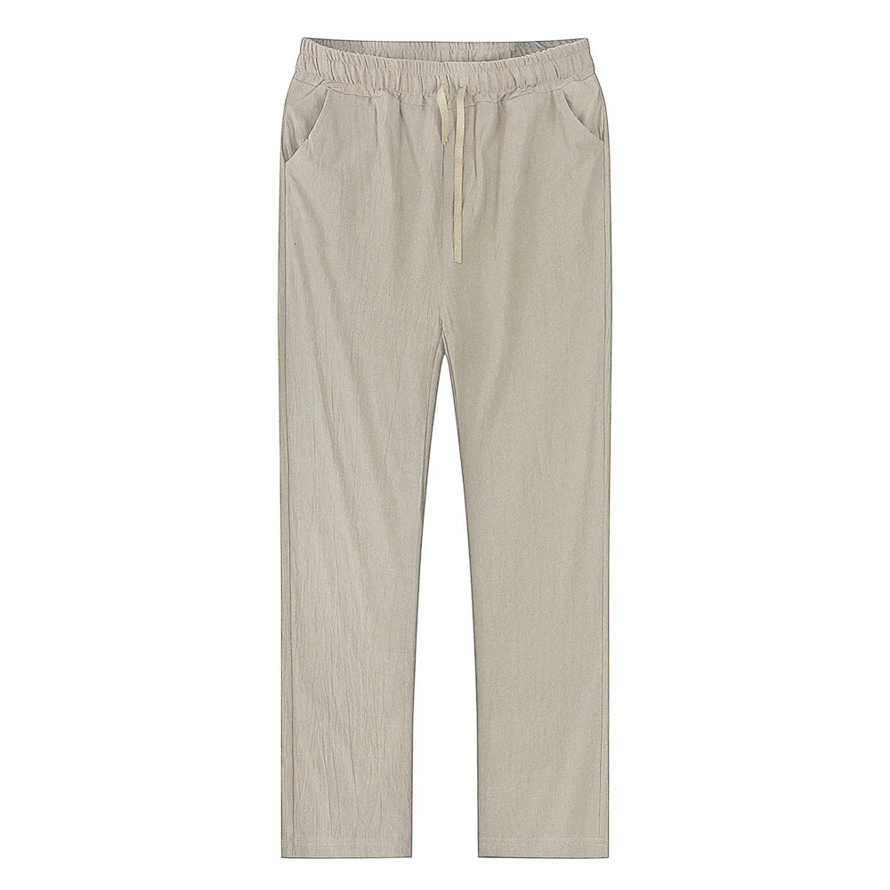 Cotton Linen Casual Pants