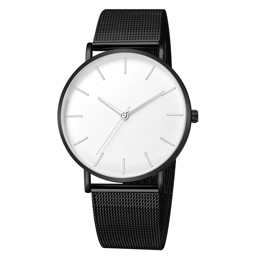 Ultra-Thin Mesh-Strap Watch