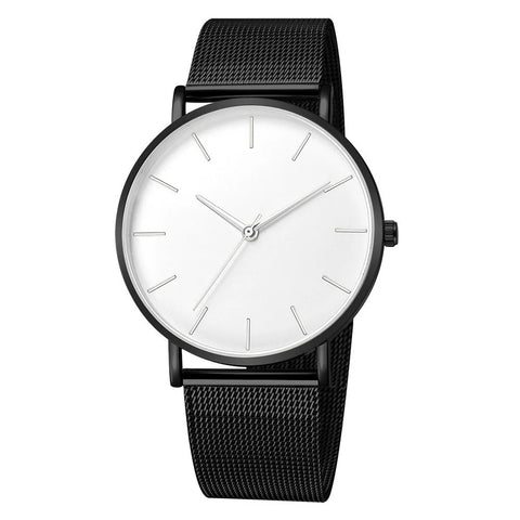 Ultra-Thin Mesh-Strap Watch