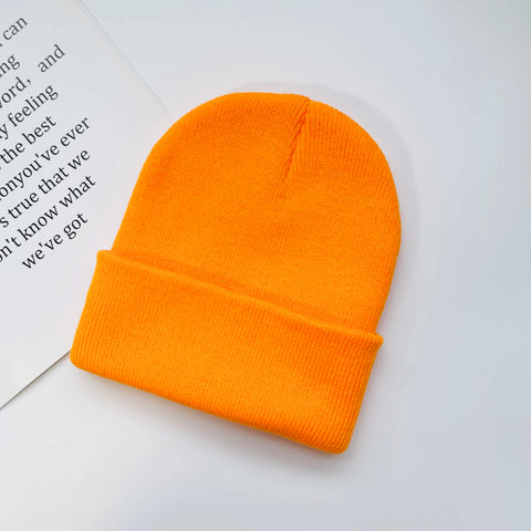 Rib-Knit Cuffed Beanie
