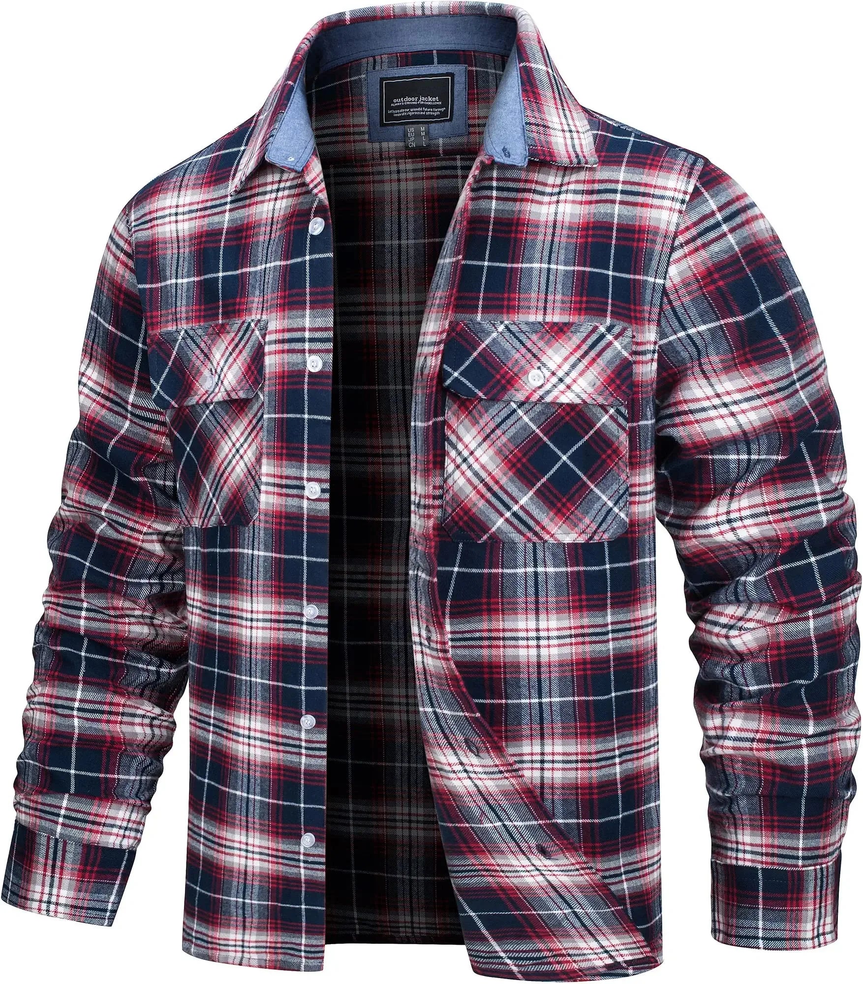 Plaid Flannel Overshirt