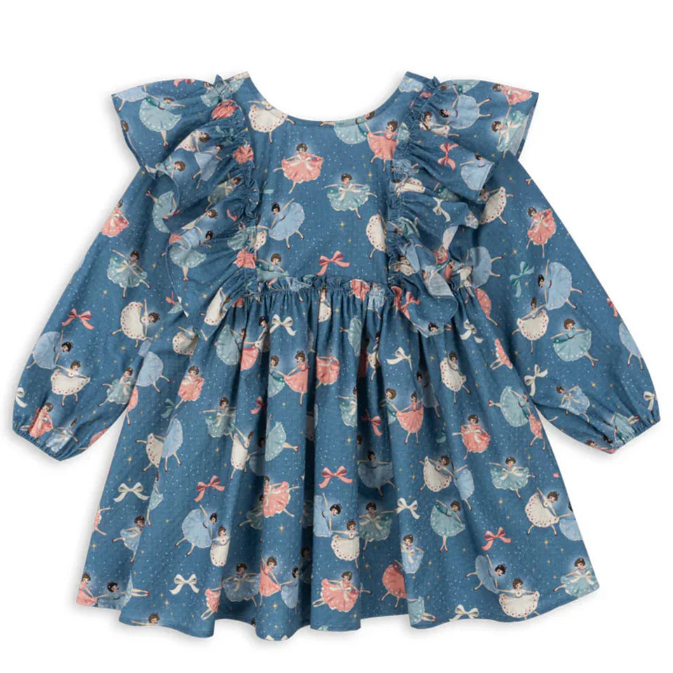 Girls' Velvet Holiday Party Dress