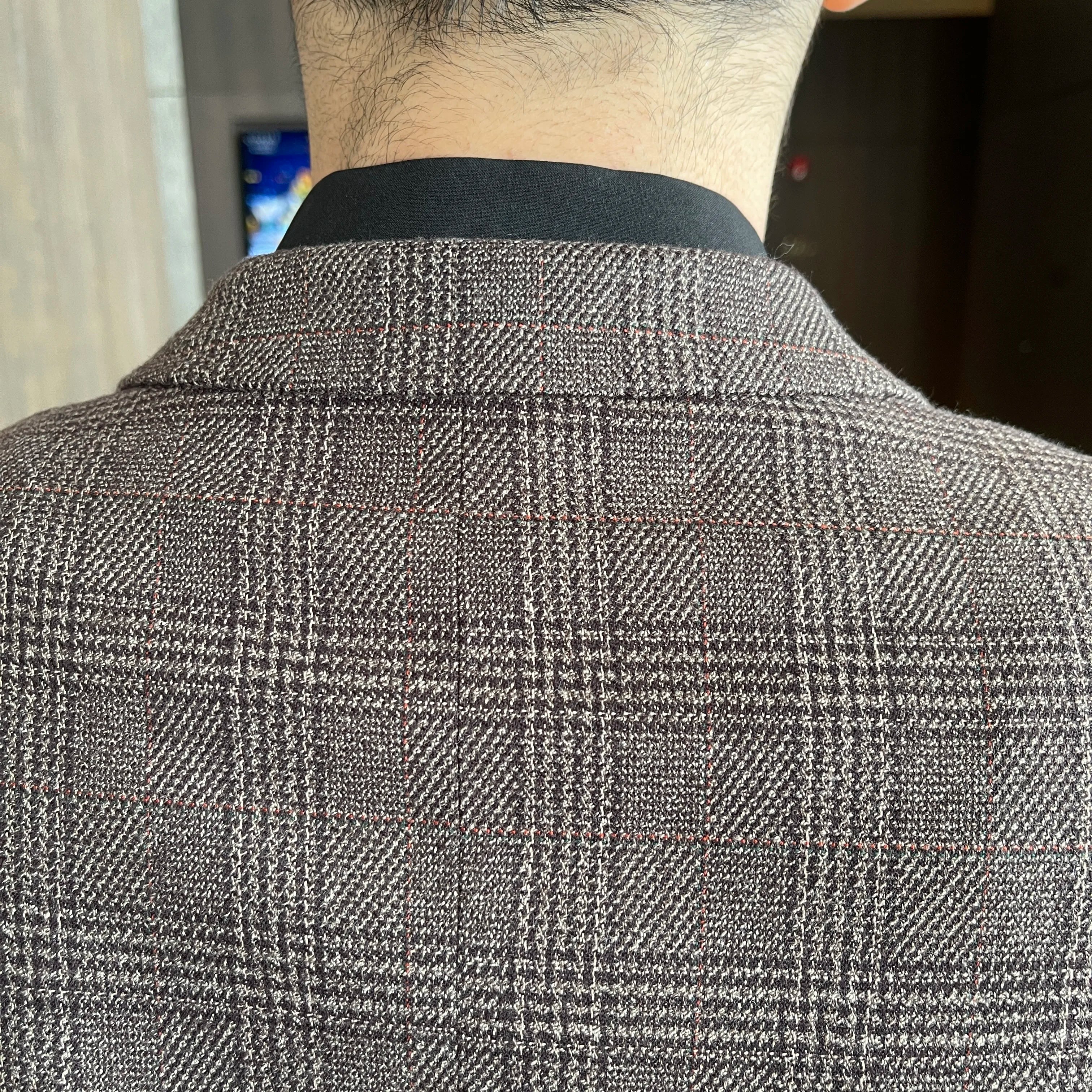 High Quality Plaid Three-Piece Suit
