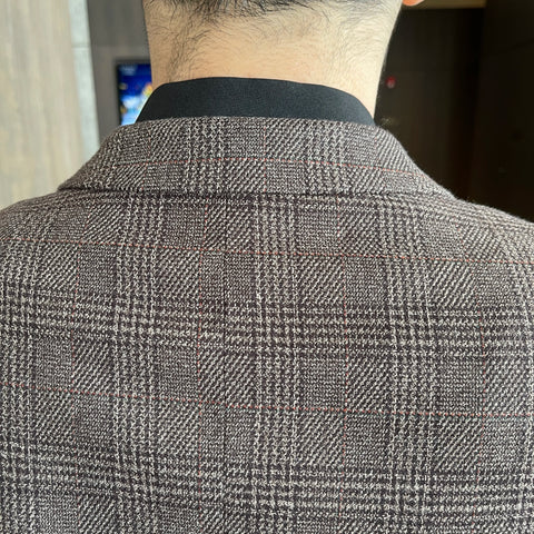 High Quality Plaid Three-Piece Suit