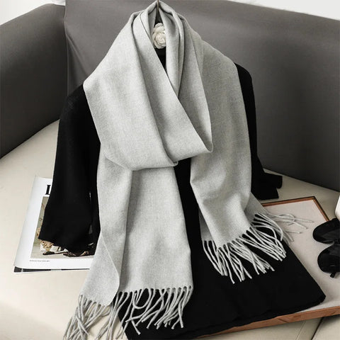 Soft Solid Winter Scarf