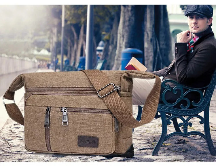Canvas Messenger Bag