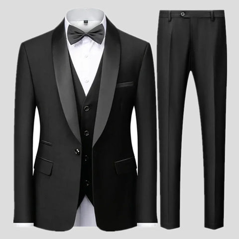 Shawl-Lapel Tuxedo Set