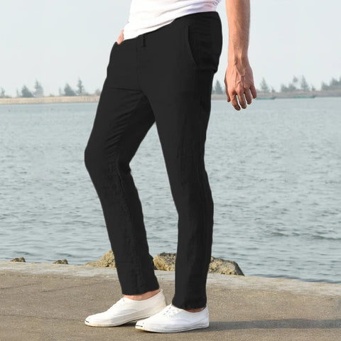 Cotton Linen Casual Pants