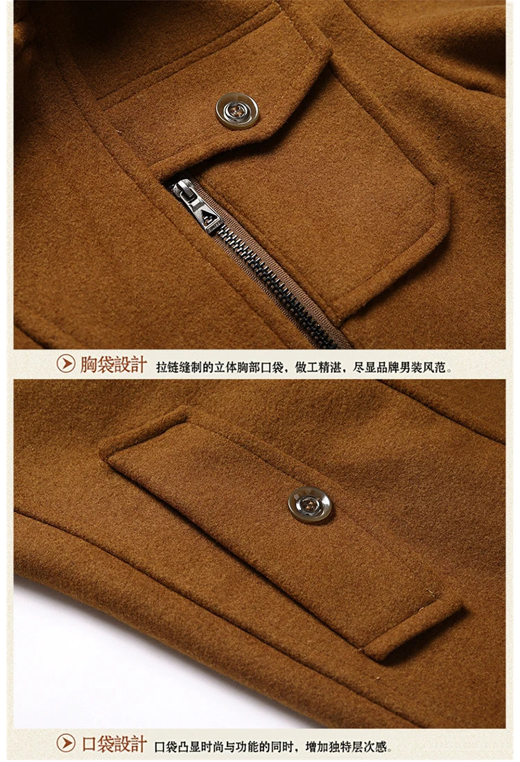 Double-Collar Overcoat