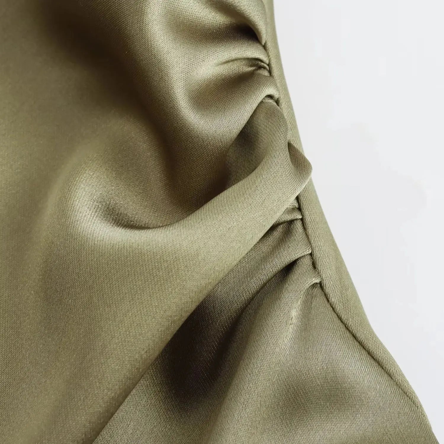 Satin Midi Slip Dress