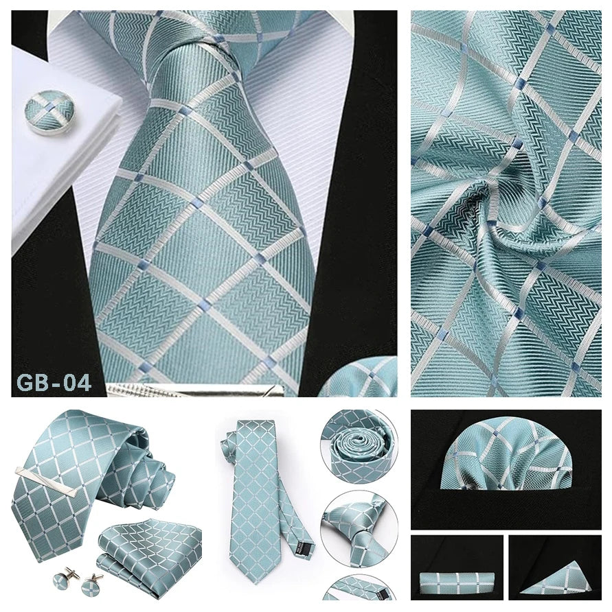 Tie, Clip & Pocket Square Set