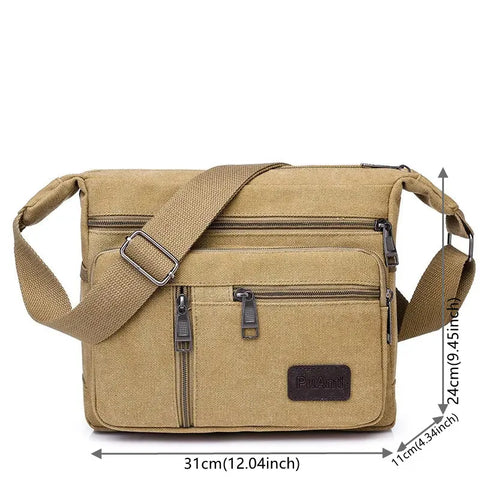 Canvas Messenger Bag
