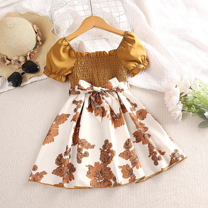 Print Patchwork Dresses