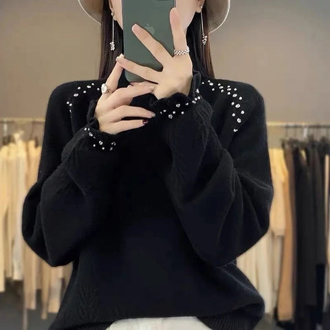 Ribbed Turtleneck Sweater