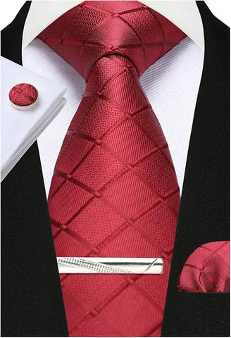 Tie, Clip & Pocket Square Set