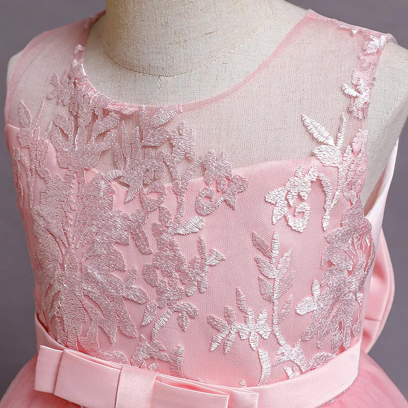 Floral Gown with Bow