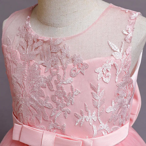 Floral Gown with Bow