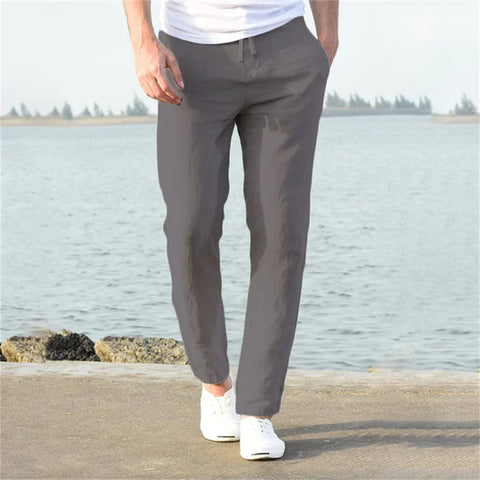 Cotton Linen Casual Pants
