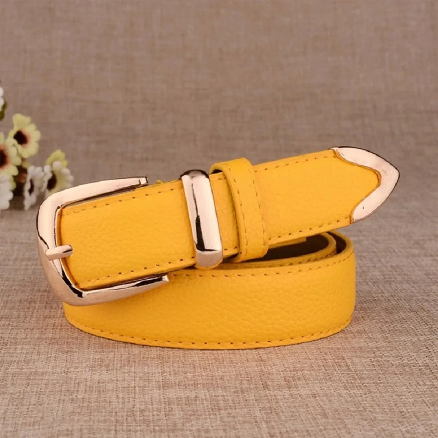 Classic Gold-Buckle Belt