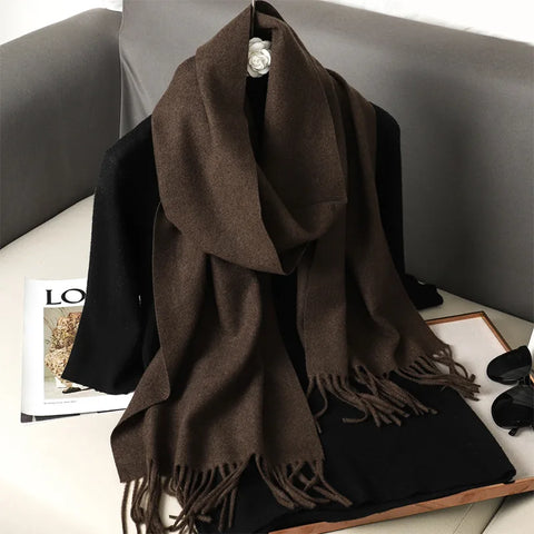 Soft Solid Winter Scarf
