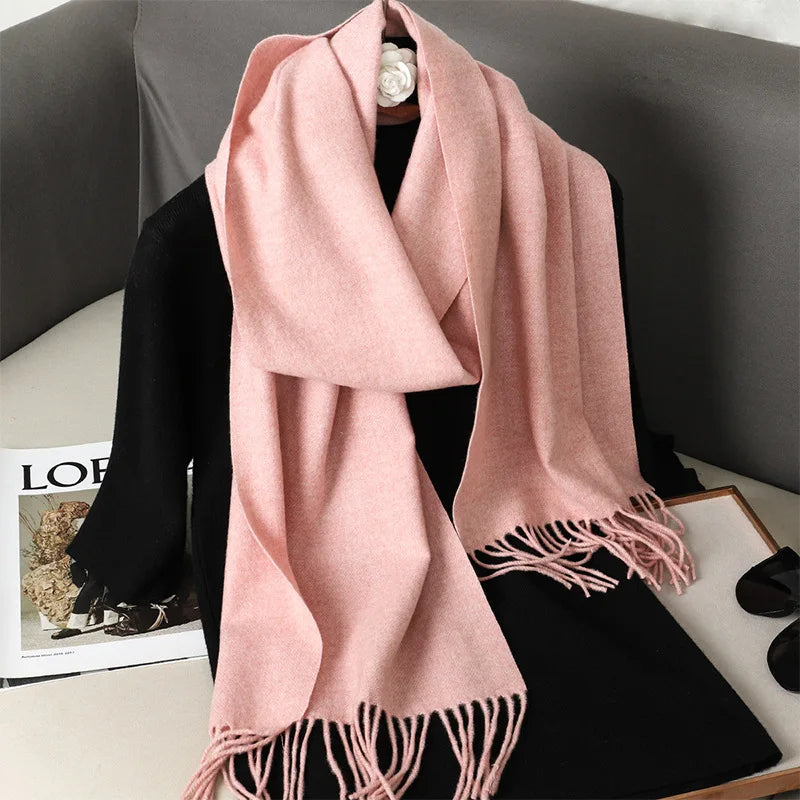 Soft Solid Winter Scarf