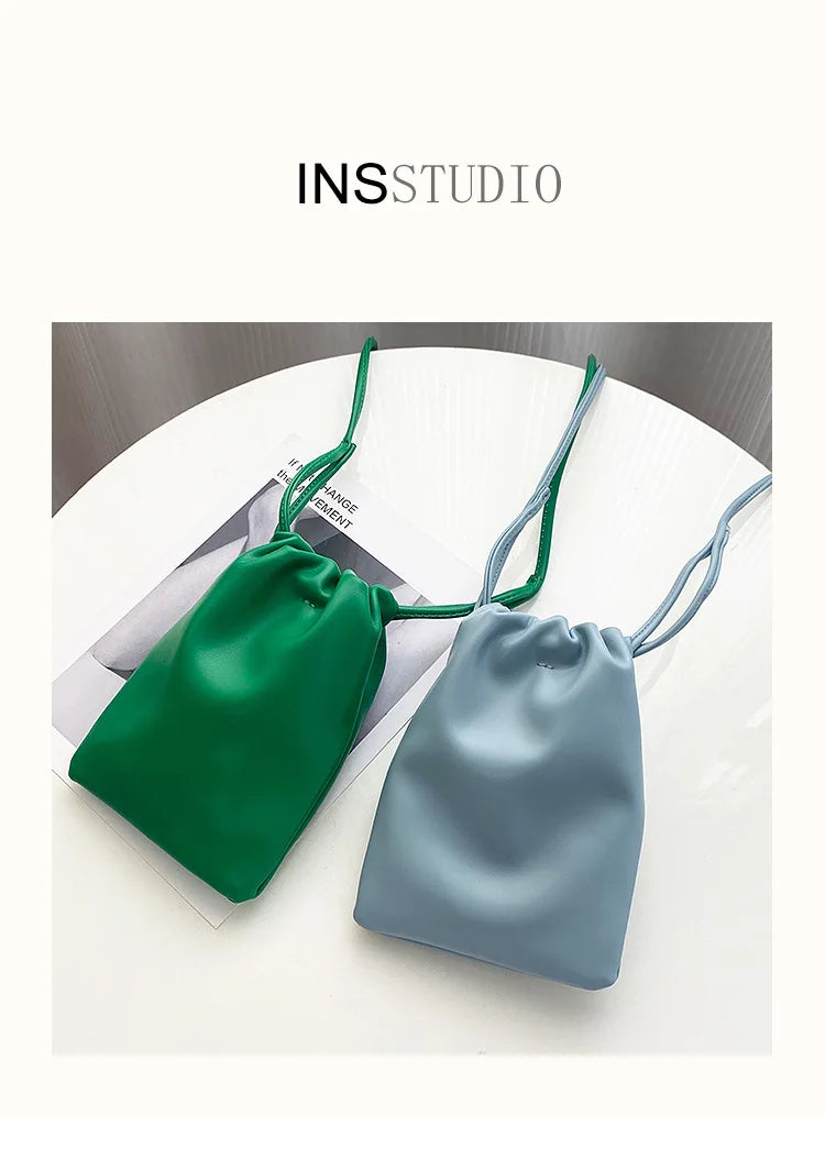 Mini Bucket Crossbody Bag