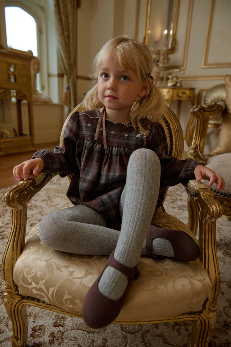 Girls' Charcoal Plaid Collection
