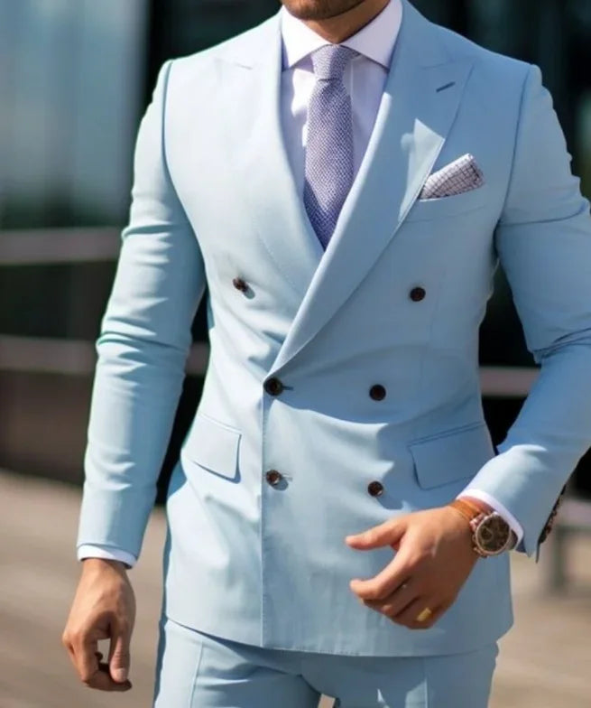 High Quality Double Breasted  Men's Suits