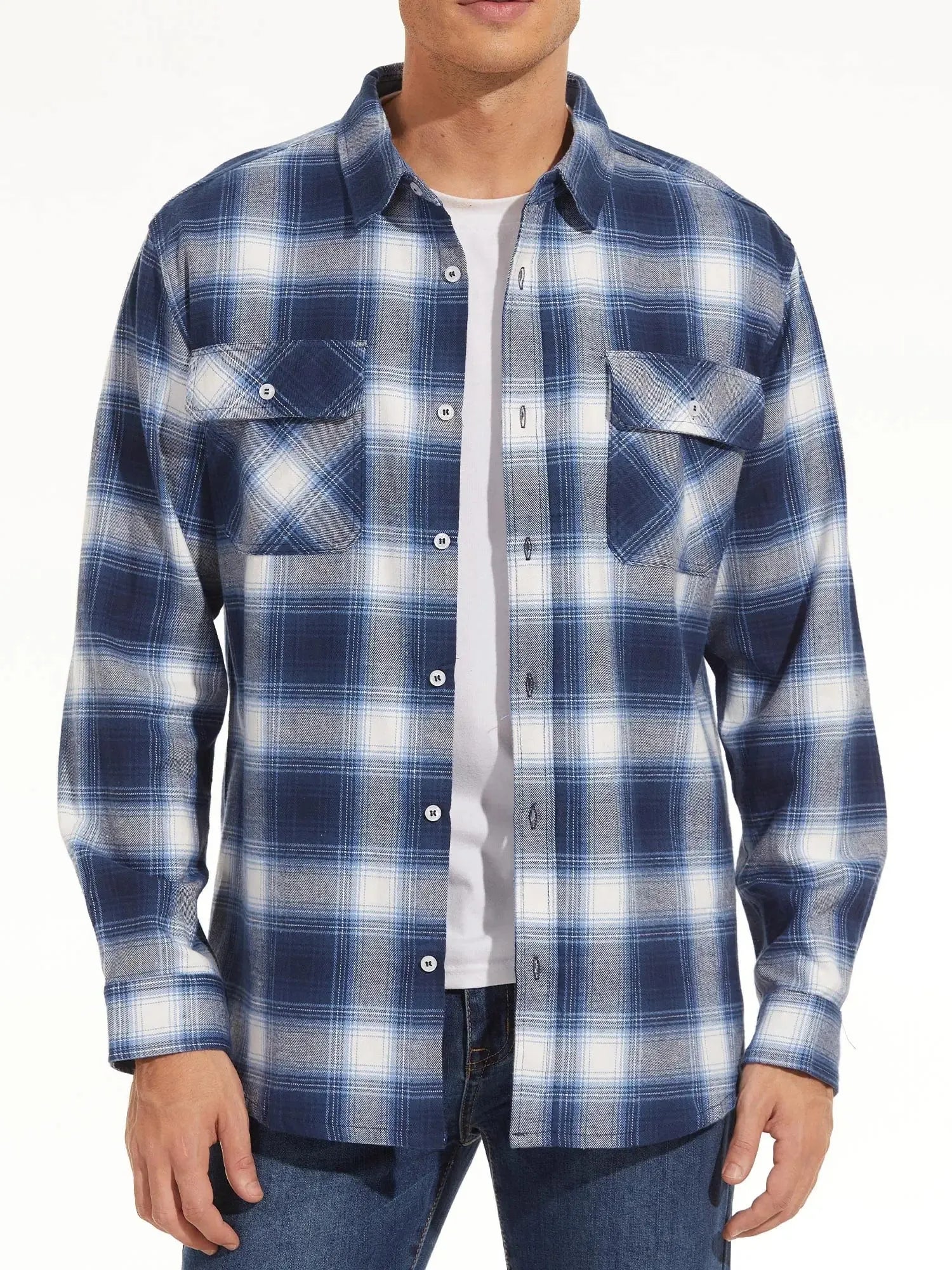 Plaid Flannel Overshirt