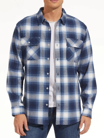 Plaid Flannel Overshirt