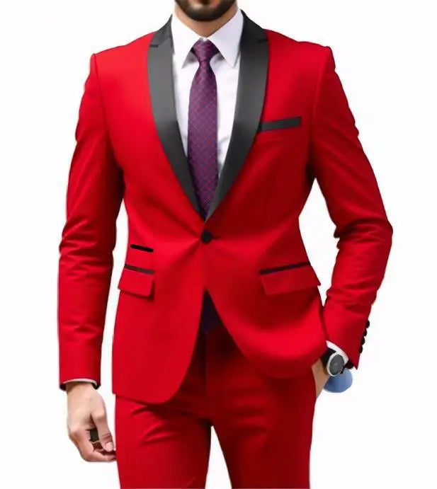 Velvet Shawl-Collar Blazer