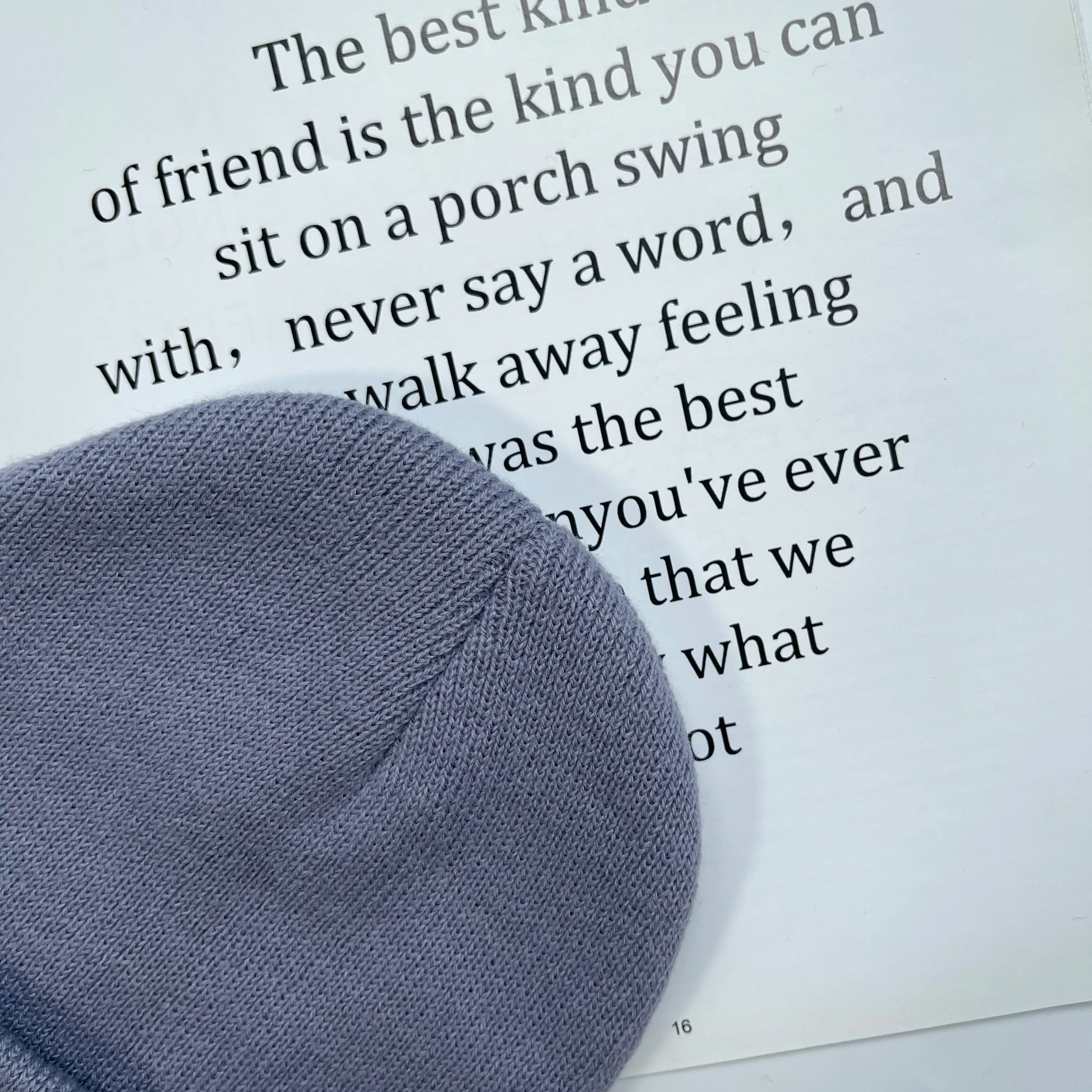 Rib-Knit Cuffed Beanie