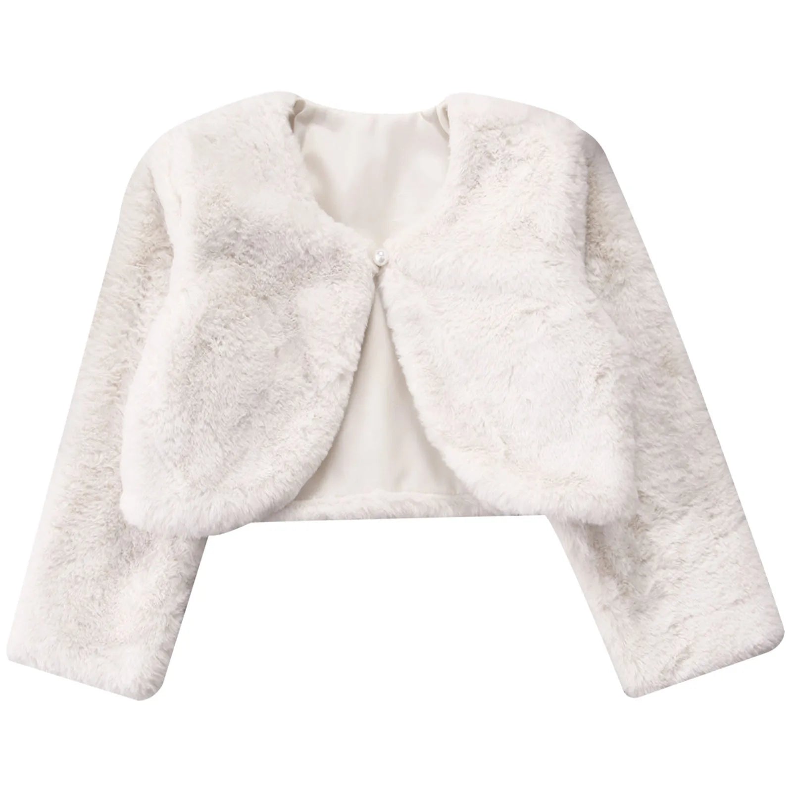 Girls' Faux-Fur Bolero Shrug