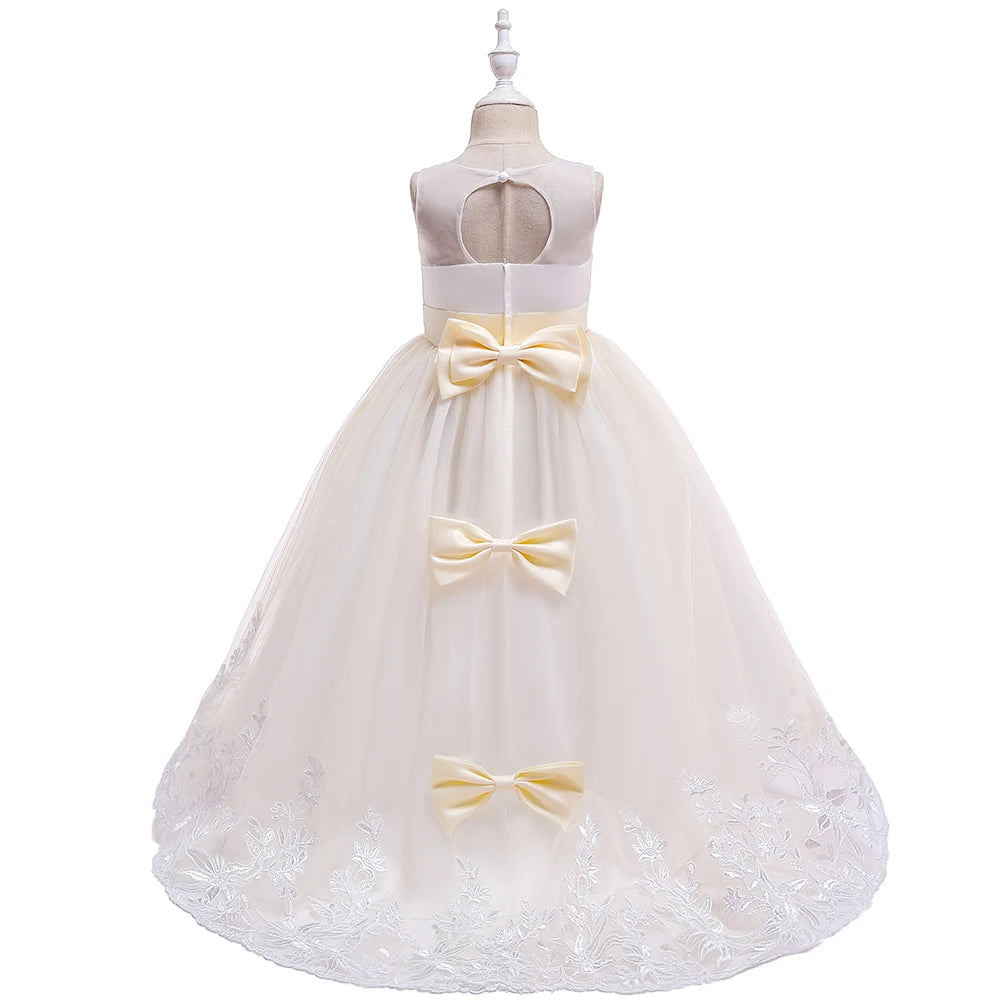 White Lace First Communion Dress