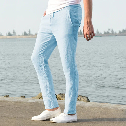 Cotton Linen Casual Pants