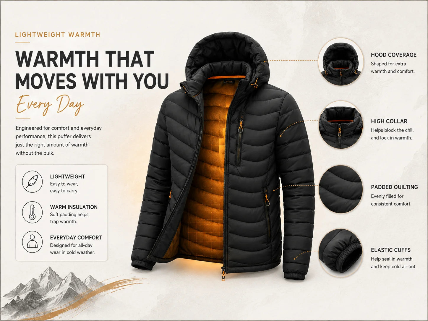 Hooded Puffer Jacket