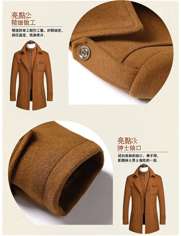 Double-Collar Overcoat