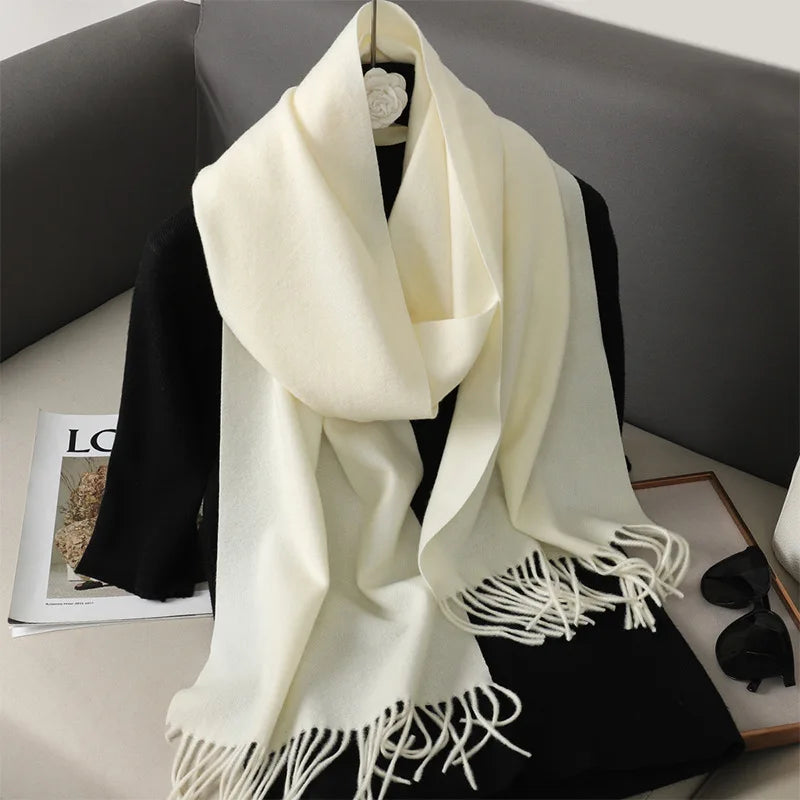 Soft Solid Winter Scarf