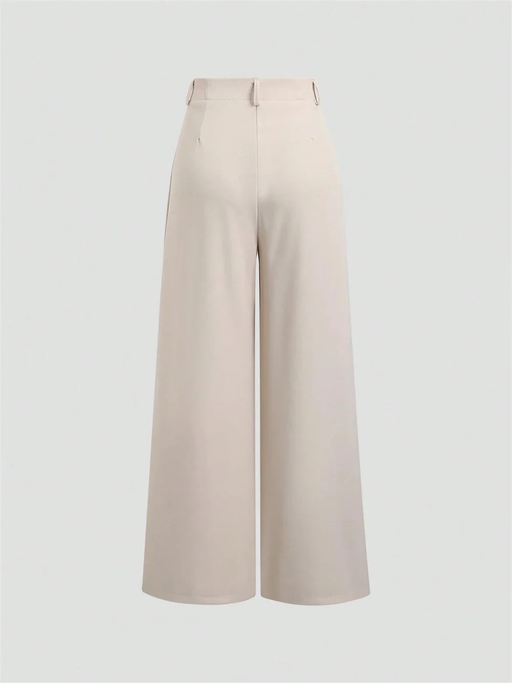Pleated Wide-Leg Trousers