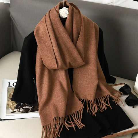 Soft Solid Winter Scarf