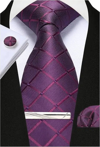 Tie, Clip & Pocket Square Set