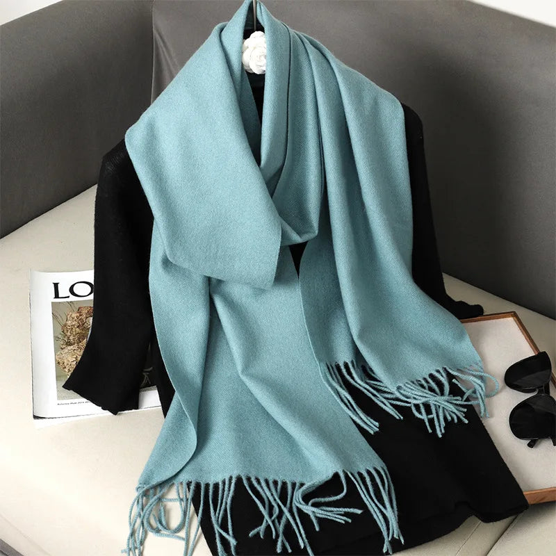 Soft Solid Winter Scarf